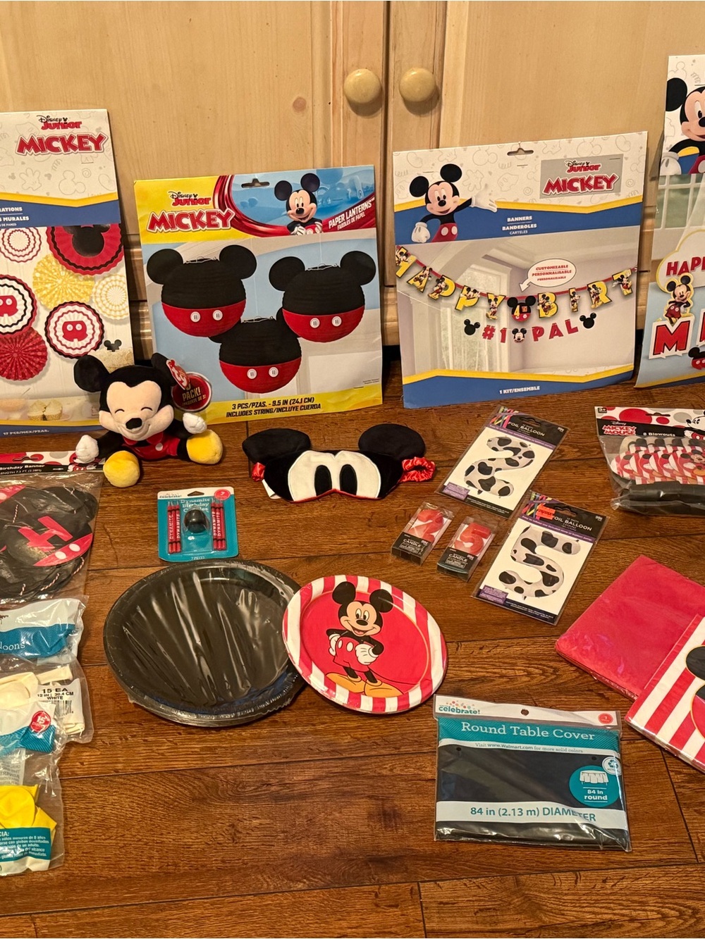 Disney Mickey Mouse Party Decorations Kit in Red, Black, White